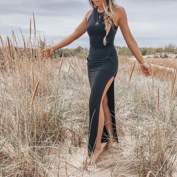 Lulus Dresses & Skirts - Lulu’s Black Maxi Tank Dress